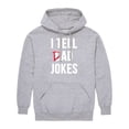 thumbnail image 1 of Instant Message - I Tell Dad Jokes  - Men's Pullover Hooded Fleece Sweatshirt, 1 of 7
