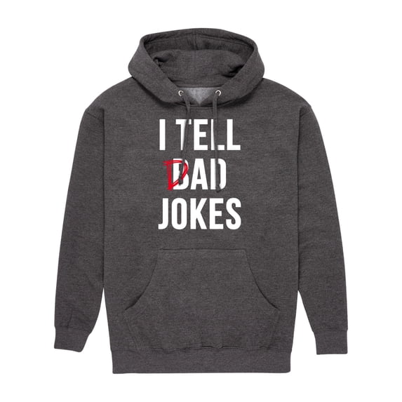 Instant Message - I Tell Dad Jokes - Men's Pullover Hooded Fleece Sweatshirt