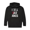 thumbnail image 1 of Instant Message - I Tell Dad Jokes  - Men's Pullover Hooded Fleece Sweatshirt, 1 of 6