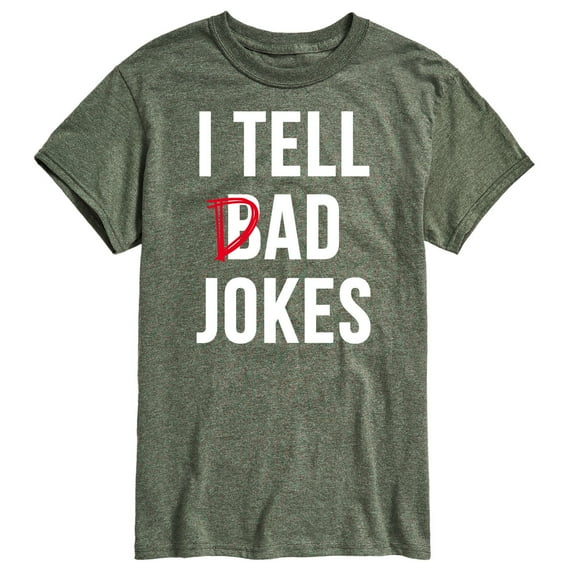 Instant Message - I Tell Dad Jokes  - Men's Short Sleeve Graphic T-Shirt
