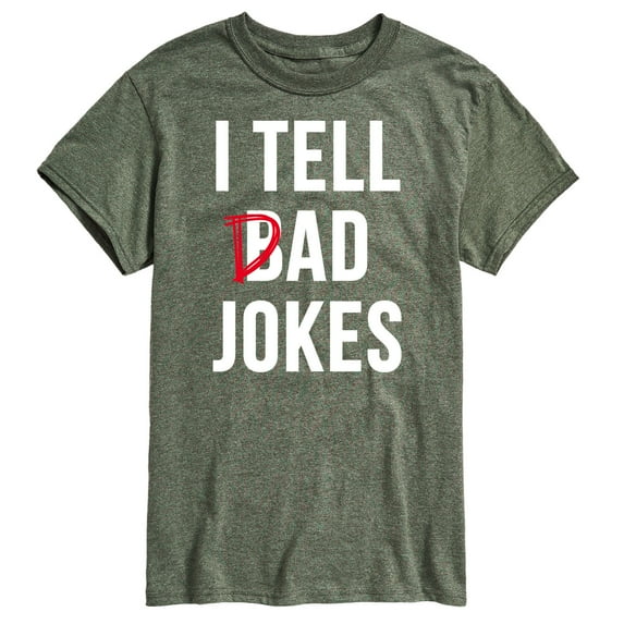 Instant Message - I Tell Dad Jokes - Men's Short Sleeve Graphic T-Shirt