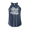 thumbnail image 1 of Instant Message - I Think I Like This Little Life - Women's High Neck Tank, 1 of 6