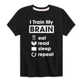 thumbnail image 1 of Instant Message - I Train My Brain - Toddler & Youth Short Sleeve Graphic T-Shirt, 1 of 6