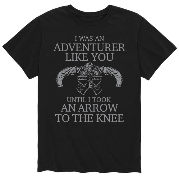 Instant Message - I Used To Be An Adventurer Like You - Men's Short Sleeve Graphic T-Shirt