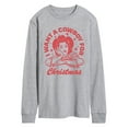 thumbnail image 1 of Instant Message - I Want A Cowboy For Christmas - Men's Long Sleeve Graphic T-Shirt, 1 of 5