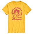 thumbnail image 1 of Instant Message - I Want A Cowboy For Christmas - Men's Short Sleeve Graphic T-Shirt, 1 of 5