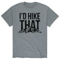 thumbnail image 1 of Instant Message - I'd Hike That - Men's Short Sleeve Graphic T-Shirt, 1 of 5