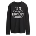 thumbnail image 1 of Instant Message - I'll Be In My Sanctuary Garage - Men's Long Sleeve T-Shirt, 1 of 6