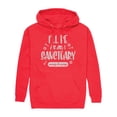 thumbnail image 1 of Instant Message - I'll Be In My Sanctuary Garage - Men's Pullover Hooded Fleece Sweatshirt, 1 of 6