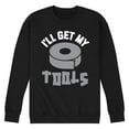 thumbnail image 1 of Instant Message - I'll Get My Tools - Men's Crew Neck Fleece Pullover, 1 of 6