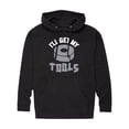 thumbnail image 1 of Instant Message - I'll Get My Tools - Men's Pullover Hooded Fleece Sweatshirt, 1 of 7