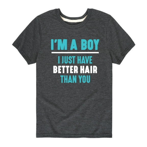 Instant Message - I'm A Boy - Youth Short Sleeve Tee