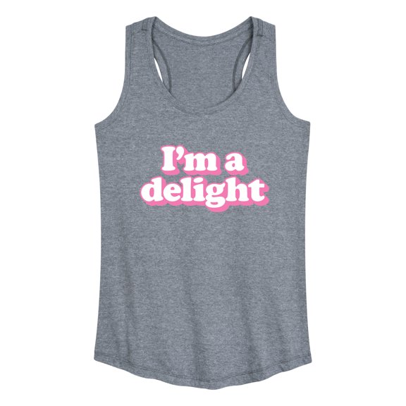 Instant Message - I'm A Delight - Women's Racerback Tank Top