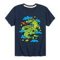 thumbnail image 1 of Instant Message - I'm A Dragon In The Clouds - Toddler & Youth Short Sleeve Graphic T-Shirt, 1 of 6