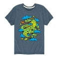 thumbnail image 1 of Instant Message - I'm A Dragon In The Clouds - Toddler & Youth Short Sleeve Graphic T-Shirt, 1 of 6