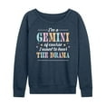 thumbnail image 1 of Instant Message - I'm A Gemini - Women's Lightweight French Terry Long Sleeve Shirt, 1 of 6