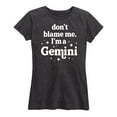 thumbnail image 1 of Instant Message - I'm A Gemini - Women's Short Sleeve Graphic T-Shirt, 1 of 5
