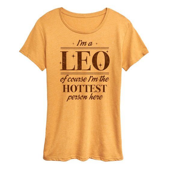 Instant Message - I'm A Leo - Women's Short Sleeve Graphic T-Shirt
