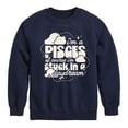 thumbnail image 1 of Instant Message - I'm A Pisces Daydream - Toddler & Youth Crewneck Fleece Sweatshirt, 1 of 6