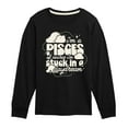 thumbnail image 1 of Instant Message - I'm A Pisces Daydream - Toddler & Youth Long Sleeve Graphic T-Shirt, 1 of 6