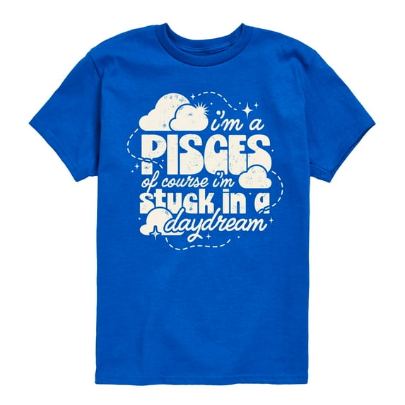 Instant Message - I'm A Pisces Daydream - Toddler & Youth Short Sleeve Graphic T-Shirt
