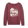 thumbnail image 1 of Instant Message - I'm A Pisces Daydream - Women's Lightweight French Terry Long Sleeve Shirt, 1 of 6