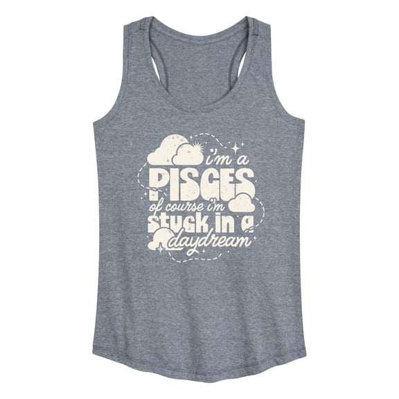 Instant Message - I'm A Pisces Daydream - Women's Racerback Tank Top