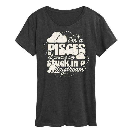 Instant Message - I'm A Pisces Daydream - Women's Short Sleeve Graphic T-Shirt