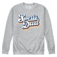 thumbnail image 1 of Instant Message - I'm A Proud 'Sports Dad' - Men's Crew Neck Fleece Pullover, 1 of 6