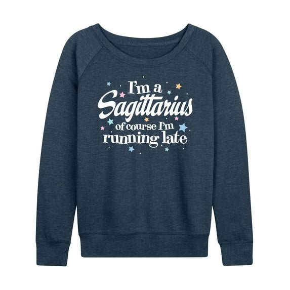 Instant Message - I'm A Sagittarius - Women's Lightweight French Terry Long Sleeve Shirt