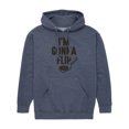 thumbnail image 1 of Instant Message - I'm Gonna Flip This Burger - Men's Pullover Hooded Fleece Sweatshirt, 1 of 7