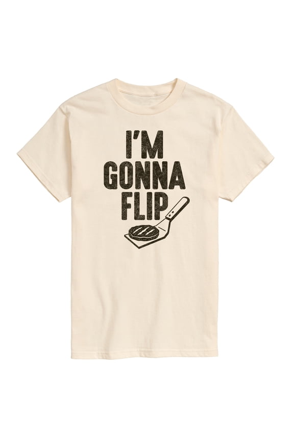 - I'm Gonna Flip This Burger - Men's Short Sleeve Graphic T-Shirt