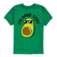 thumbnail image 1 of Instant Message - I'm Hard Core - Avacado Pit Cool - Toddler & Youth Short Sleeve Graphic T-Shirt, 1 of 6