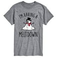 thumbnail image 1 of Instant Message - I'm Having a Meltdown - Men's Short Sleeve Graphic T-shirt, 1 of 5