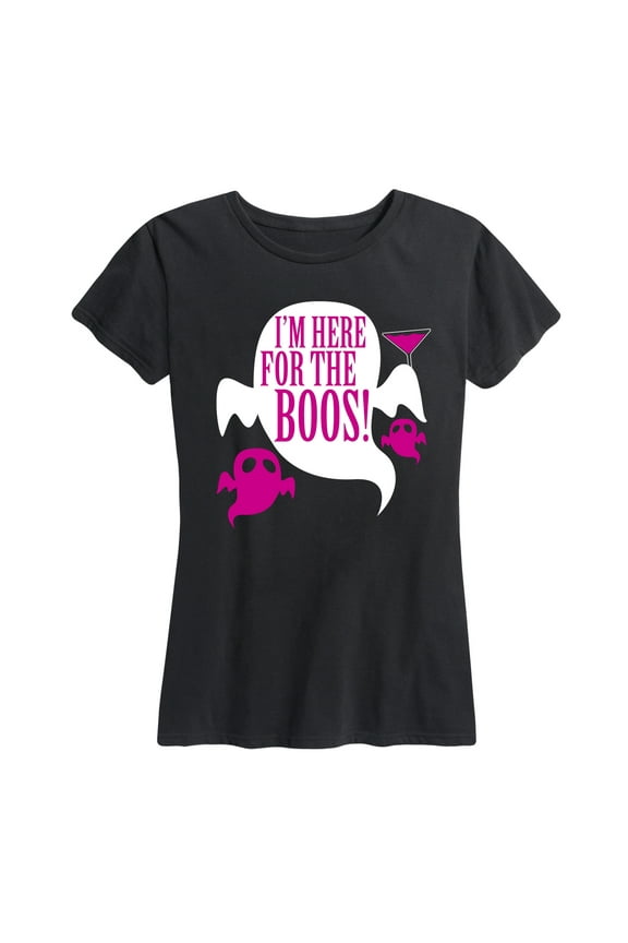 - I'm Here For The Boos, Ghosts - Women's Short Sleeve Graphic T-Shirt