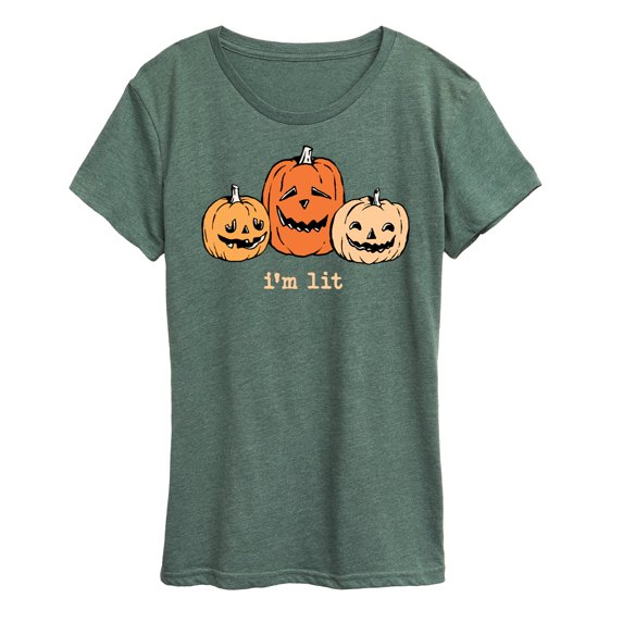 Instant Message - I'm Lit - Women's Short Sleeve Graphic T-Shirt
