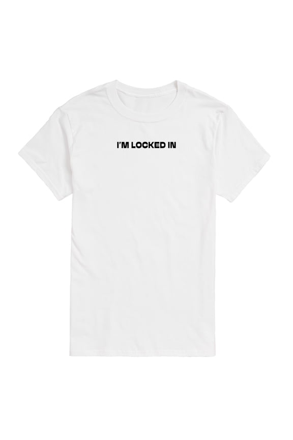 - I'm Locked In - Men's Short Sleeve Graphic T-Shirt