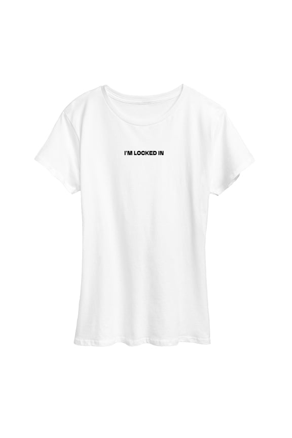 - I'm Locked In - Women's Short Sleeve Graphic T-Shirt