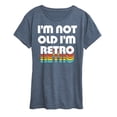 thumbnail image 1 of Instant Message - I'm Not Old I'm Retro - Women's Short Sleeve Graphic T-Shirt, 1 of 6