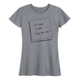 thumbnail image 1 of Instant Message - I'm Sorry I Can't Don't Hate Me - Women's Short Sleeve Graphic T-Shirt, 1 of 5