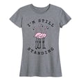 thumbnail image 1 of Instant Message - I'm Still Standing Flamingos Short Sleeve Graphic T-Shirt, 1 of 5
