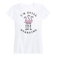 thumbnail image 1 of Instant Message - I'm Still Standing Flamingos Short Sleeve Graphic T-Shirt, 1 of 5
