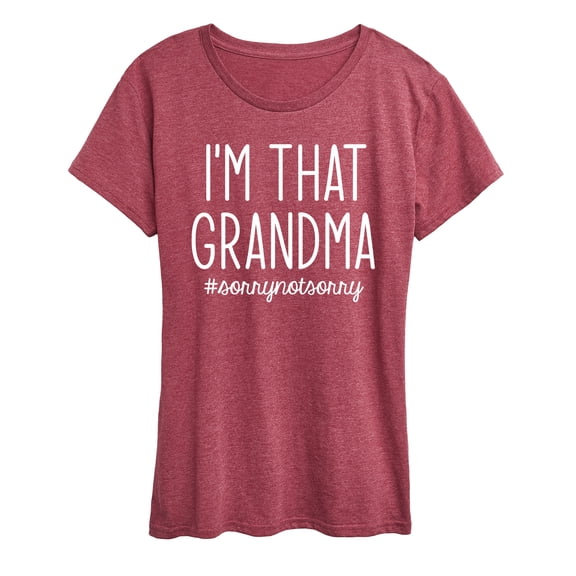 Instant Message - I'm That Grandma - Women's Short Sleeve Graphic T-Shirt