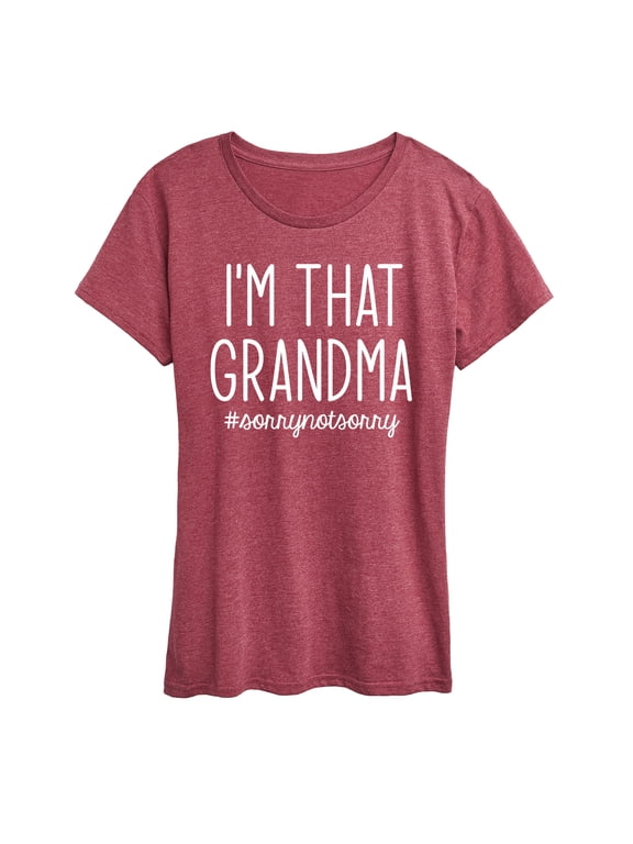 - I'm That Grandma Women's Short Sleeve Graphic T-Shirt