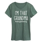 Instant Message - Im That Grandma Womens Short Sleeve Graphic T-Shirt