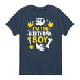 thumbnail image 1 of Instant Message - I'm The Birthday Boy - Toddler Short Sleeve Tee, 1 of 5