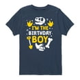 thumbnail image 1 of Instant Message - I'm The Birthday Boy - Youth Short Sleeve Tee, 1 of 5