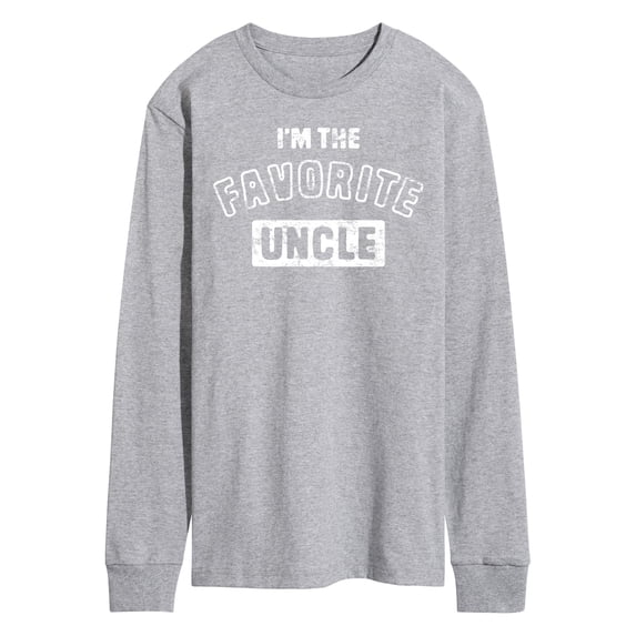Instant Message - I'm The Favorite Uncle - Men's Long Sleeve T-Shirt