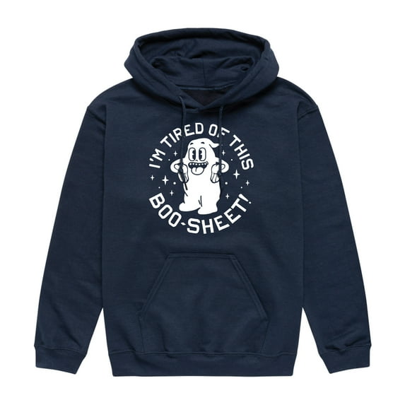 Instant Message - I'm Tired Of This Boo - Men's Pullover Hooded Fleece Sweatshirt