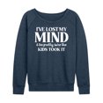 thumbnail image 1 of Instant Message - I've Lost My Mind - Women's Lightweight French Terry Long Sleeve Shirt, 1 of 6